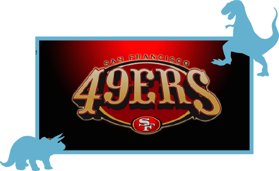 2 49ers 50 Yard Line 501 Club Tickets, Denim And Levi - Sports , 49rs Badge Reel (569x349), Png Download