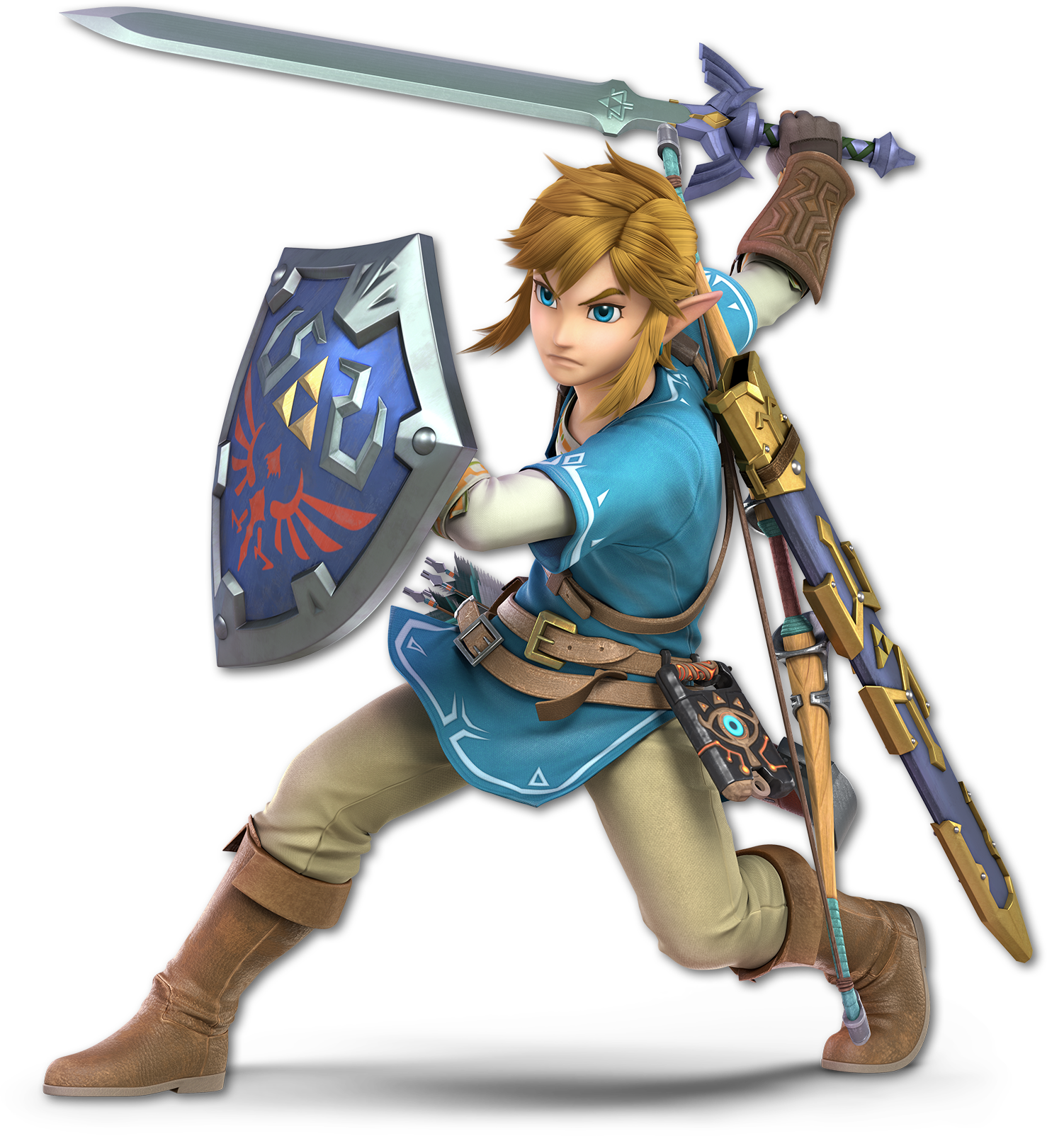 Photo - Super Smash Bros Ultimate Link (530x575), Png Download