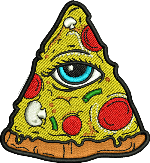 Illuminati Sign Png - Pizza Illuminati Png (500x544), Png Download