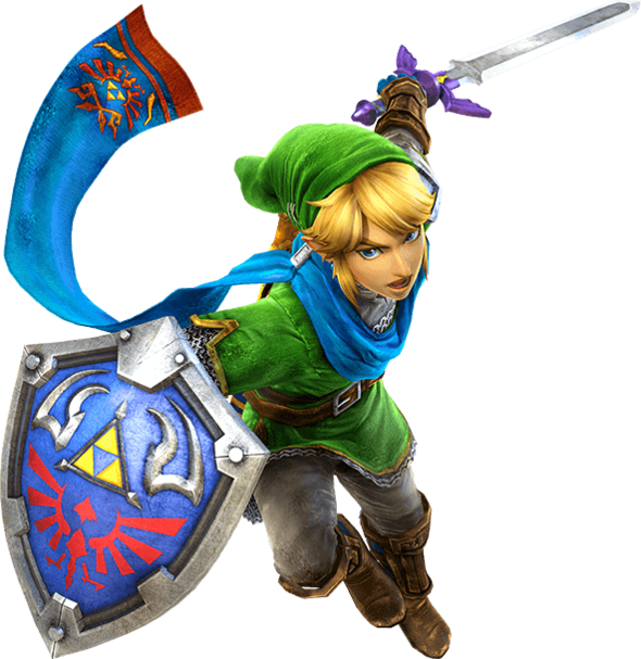 Link - Link Zelda Hyrule Warriors (583x600), Png Download