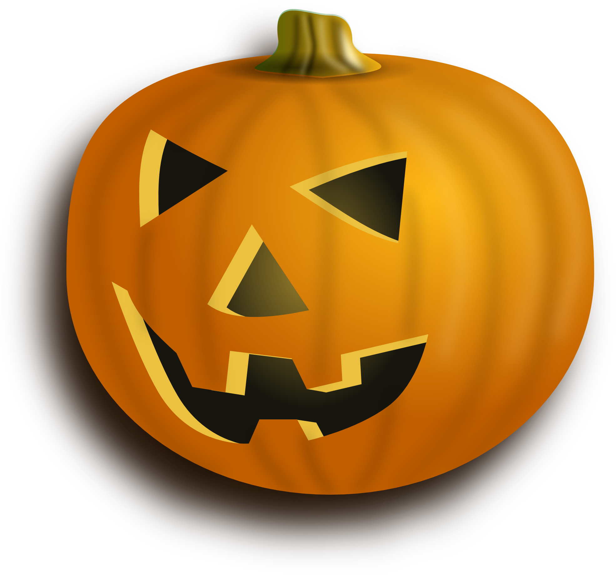Pumpkin Scalable Vector Graphics Svg Halloween 1969px - Transparent Background Halloween Clip Art (1969x1923), Png Download