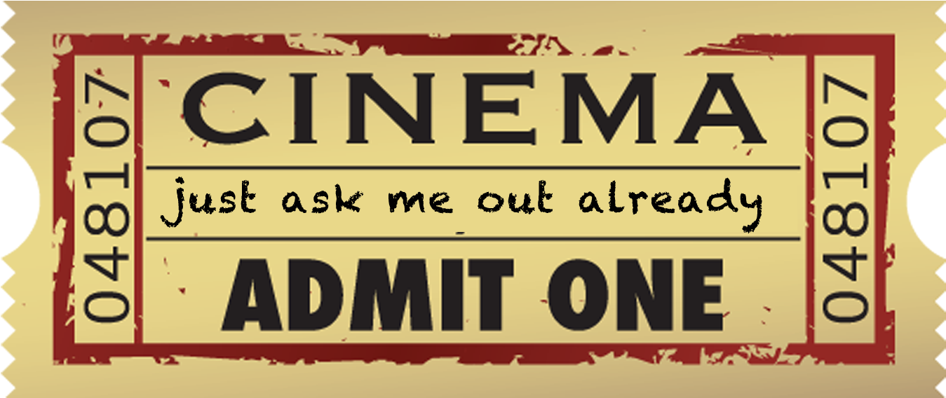Pop Corn Cinema - Vintage Movie Ticket (1500x1500), Png Download