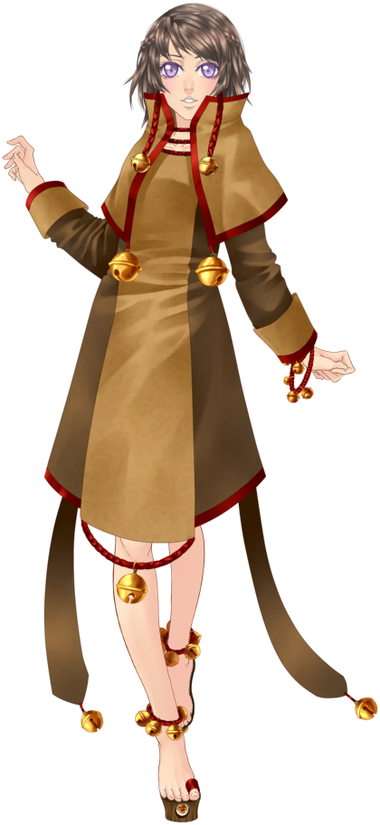 Outfit Spirit Bells - Furry Beast Eldarya (420x912), Png Download