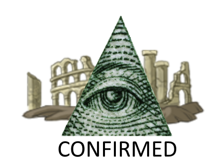 00b2inx - Illuminati Rundes Keramik Ornament (488x409), Png Download