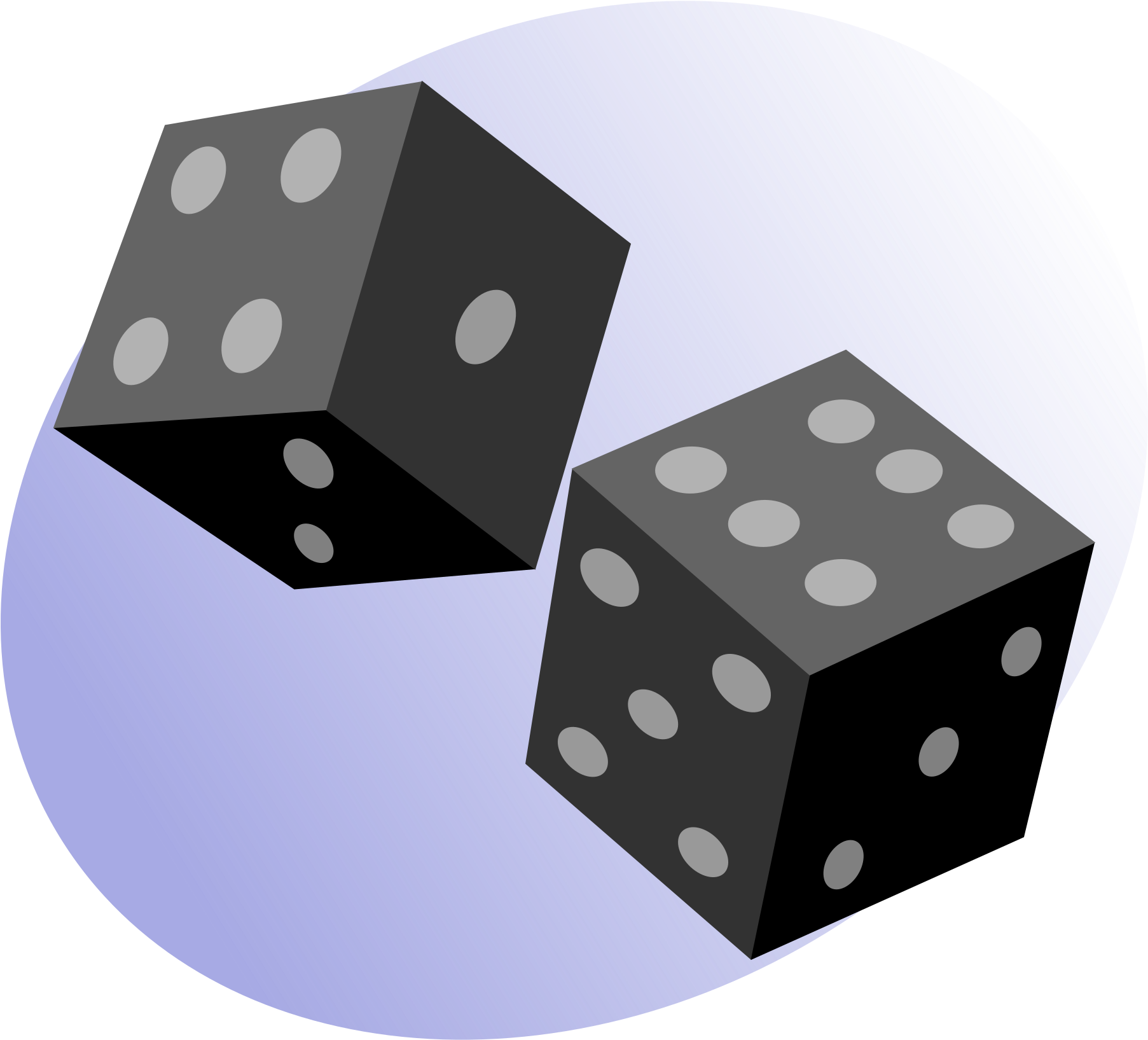 Dice Vector Blank - Games (2000x1800), Png Download