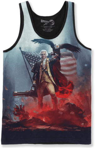 George Warshington - Independence Day Usa Founding Fathers (480x480), Png Download