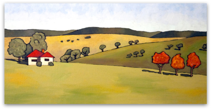 Red Roof - Watercolor Paint (480x480), Png Download