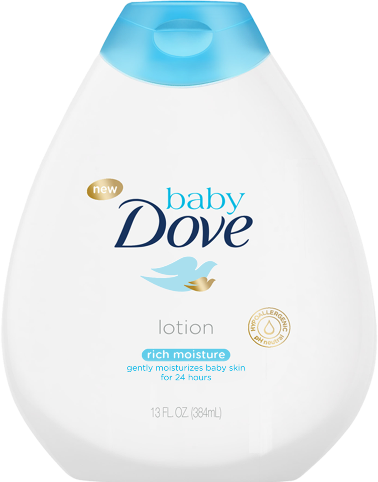 Baby Dove Rich Moisture Baby Lotion - Dove Baby Fragrance Free (960x960), Png Download