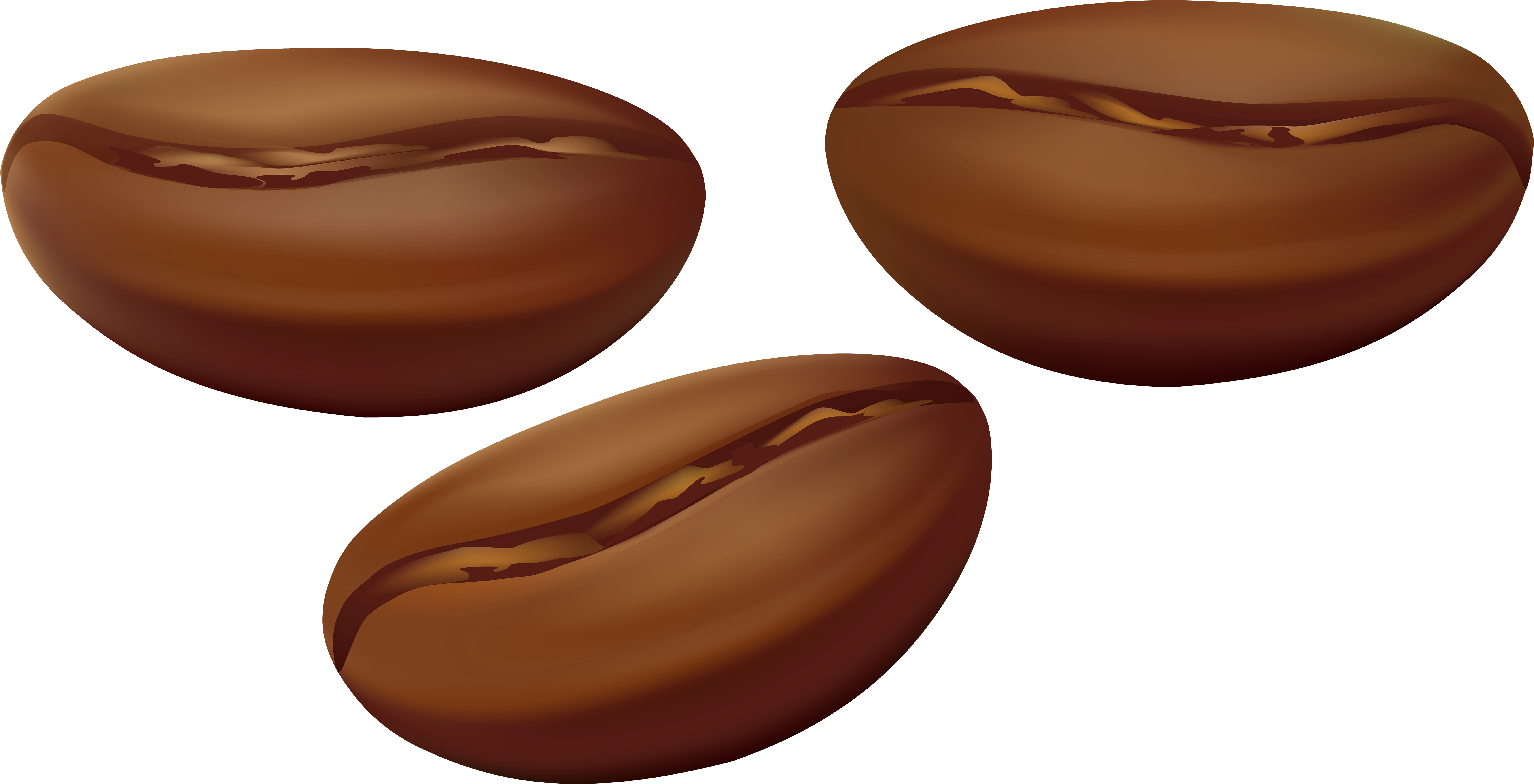 Coffee Bean Clipart Png (7000x3641), Png Download