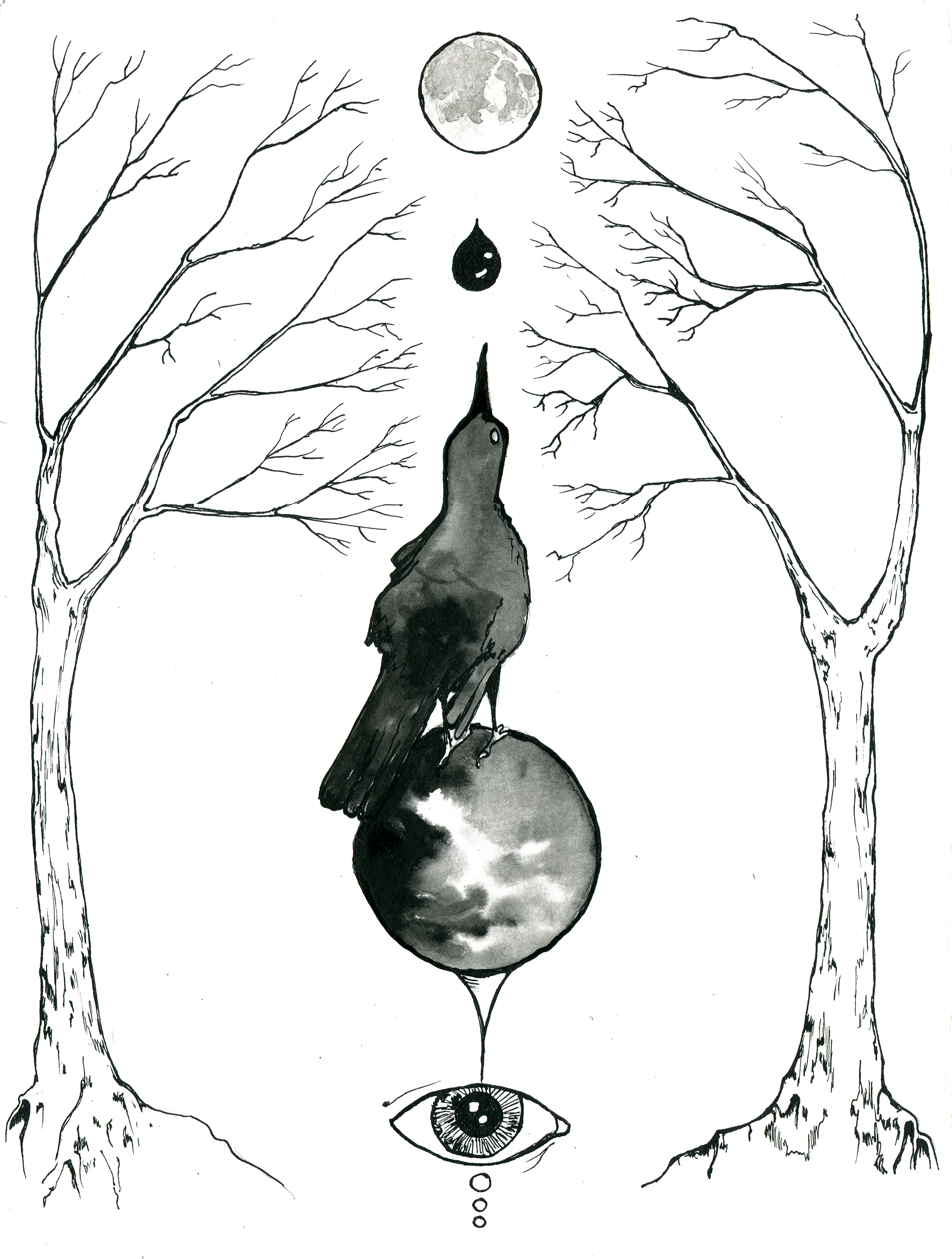 Collection Of Free Illuminati Download On Ubisafe - Grackle Occult (2641x3493), Png Download