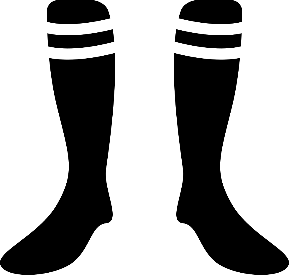 Football Socks With White Lines Design Comments - Calcetas De Futbol Dibujo (980x934), Png Download