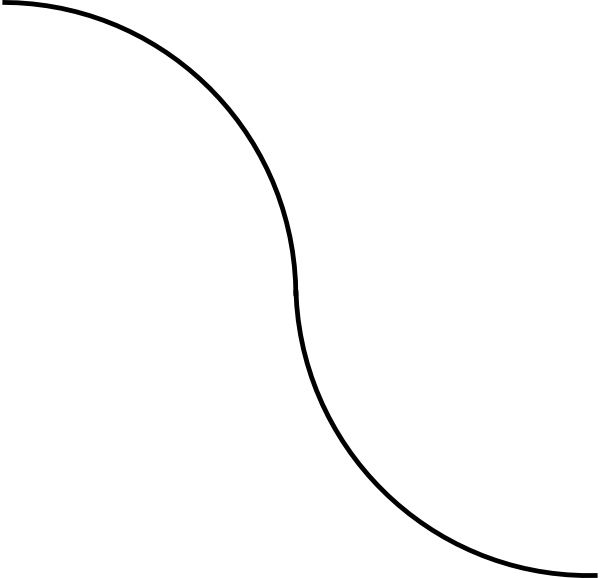 Banner Freeuse Library Line Clipart Curved Free On - Curved Line Png (600x578), Png Download