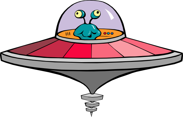 Picture Freeuse Stock Ufo Alien Ship Free On Dumielauxepices - Flying Saucer Clipart (600x386), Png Download
