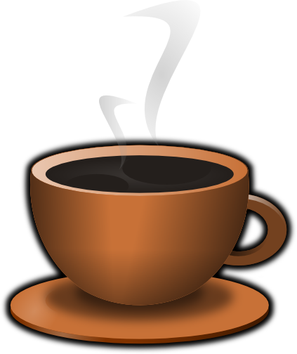 Cup Black Mug Danaspdf Top Clipartix - Coffee Does A Body Good (423x504), Png Download