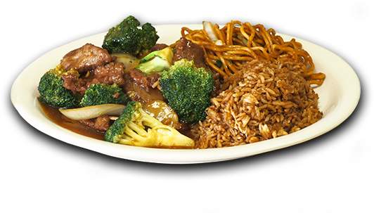 #1 Beef Broccoli - Fried Noodles (576x360), Png Download