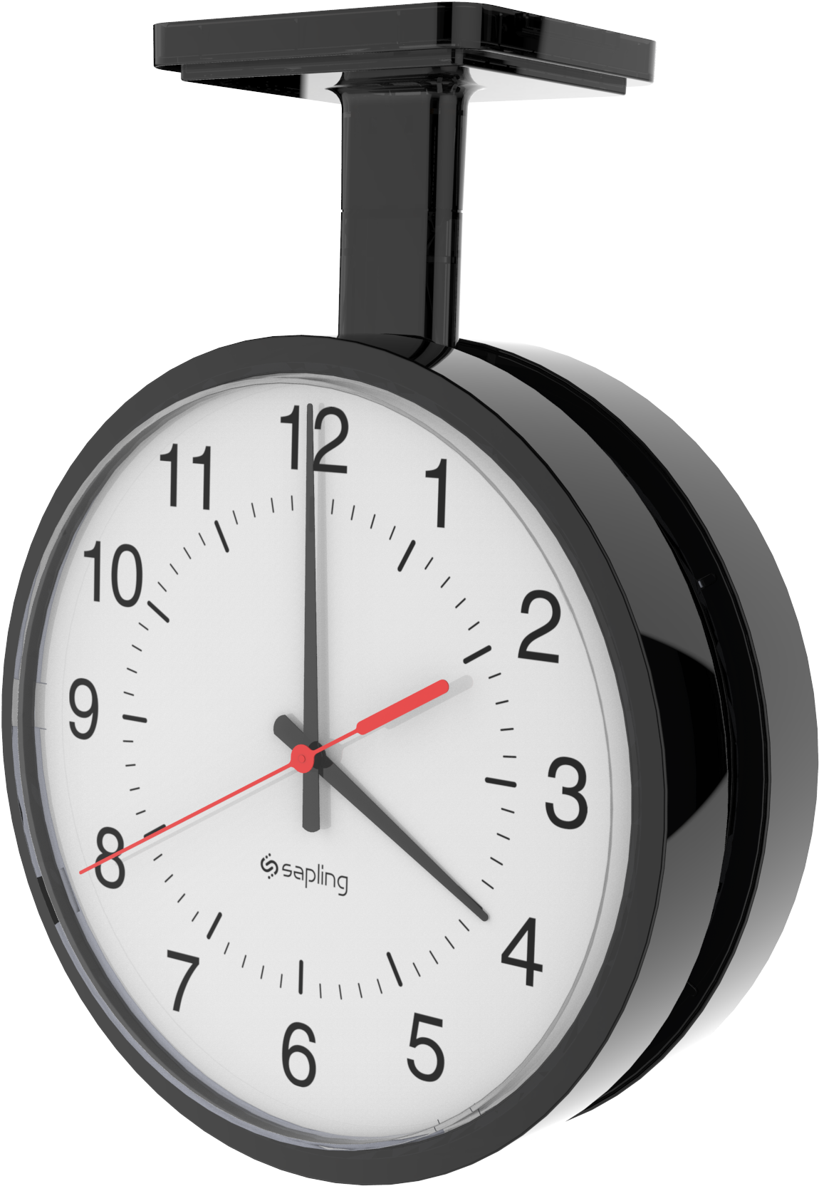 Sapling Analog Double Mount - Standard Analog Clock (1440x1800), Png Download