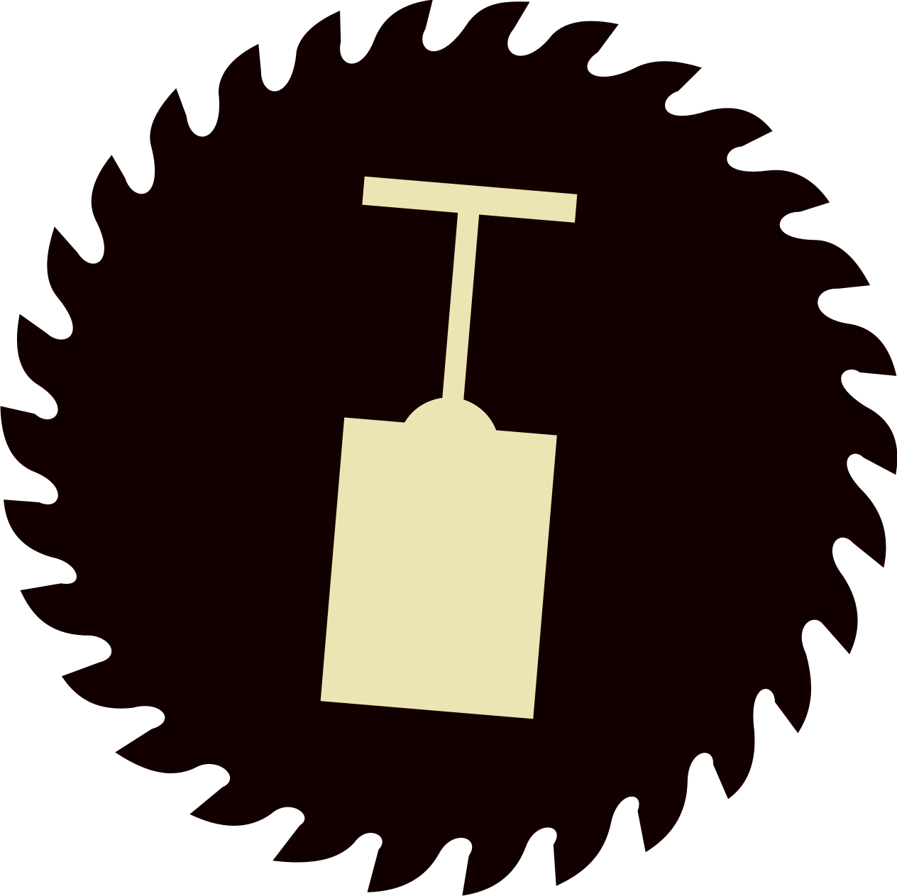 Graphic Free Circular Drawing At Getdrawings Com For - Saw Blade Vector Art (1264x1263), Png Download