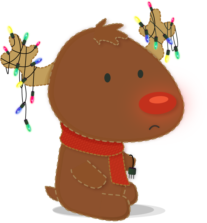 Rudolph The Red Nosed Reindeer - Cartoon (713x759), Png Download
