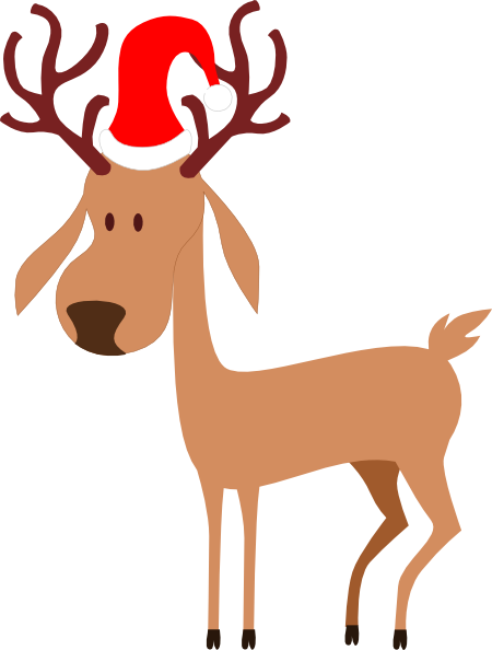 Rudolph The Red Nosed Reindeer Png High-quality Image - Png Reindeer Clip Art (450x594), Png Download