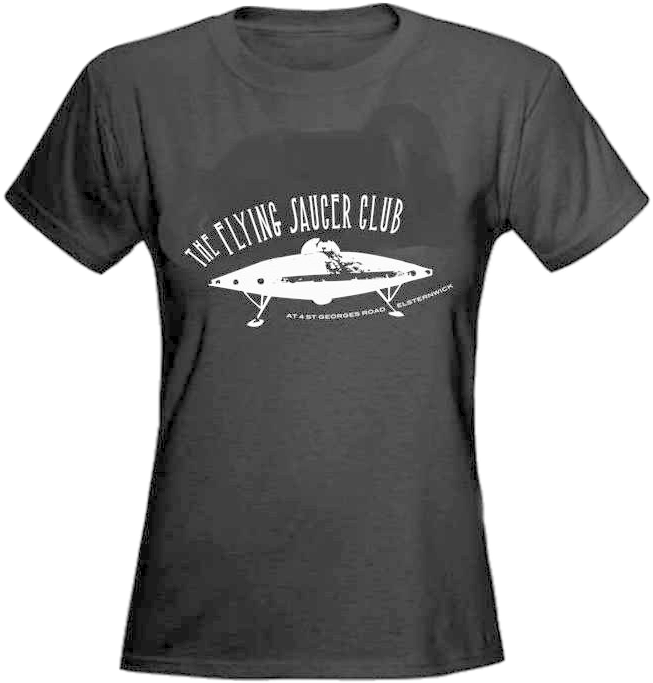 Flying Saucer Club T-shirts Black - Cringey Shirts (661x694), Png Download