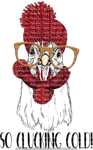 So Clucking Cold - Heat (371x600), Png Download