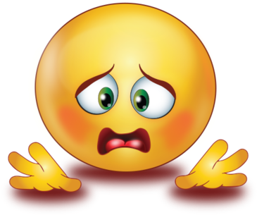 Scared Open Hands - Sticker (384x384), Png Download