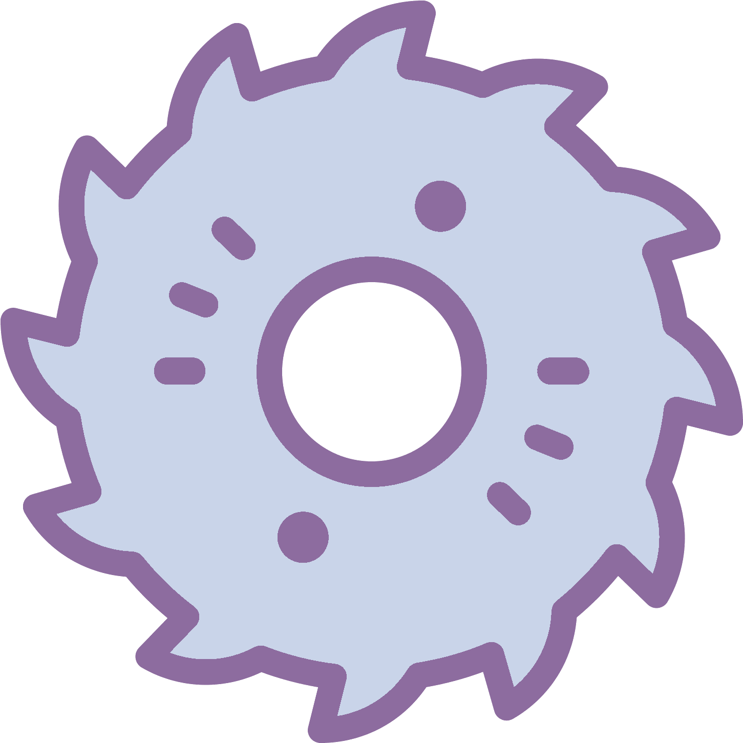 Saw Blade Icon - Icon (1600x1600), Png Download