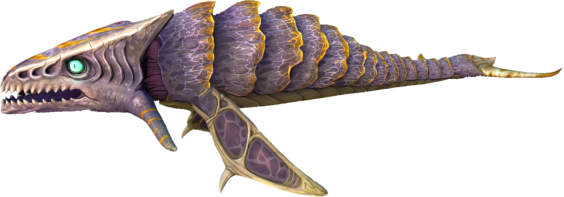 Bone Shark Fauna - Transparent Subnautica Stalker (1920x1080), Png Download