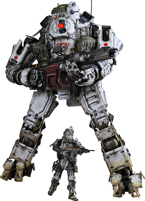 Titanfall Collectible Figure - Titanfall Merchandise (480x664), Png Download