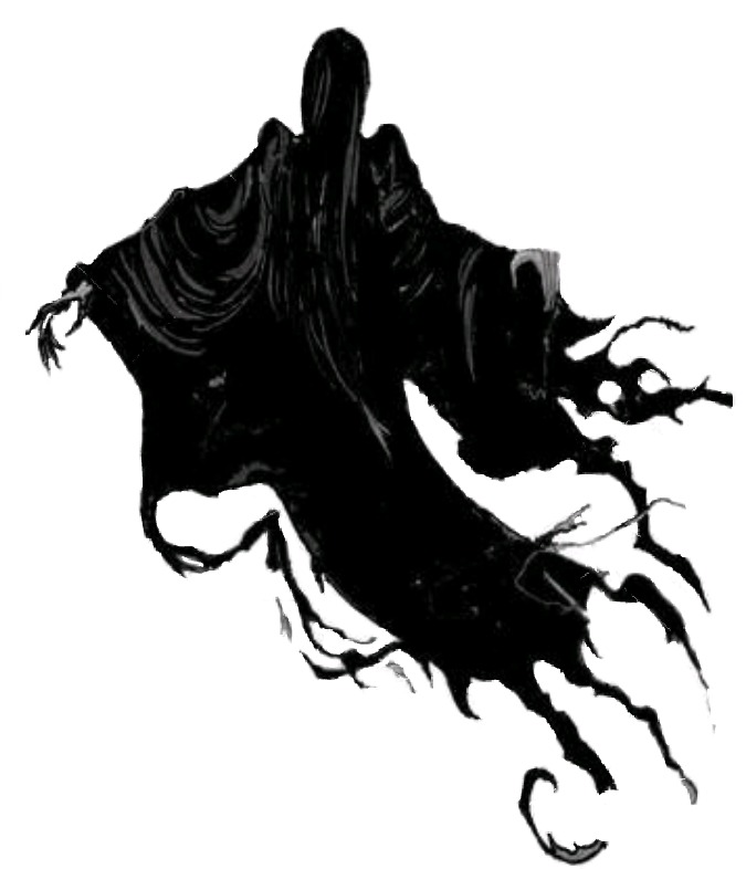 Svg Royalty Free Stock Dementor Drawing - Harry Potter Valentines Card (701x785), Png Download