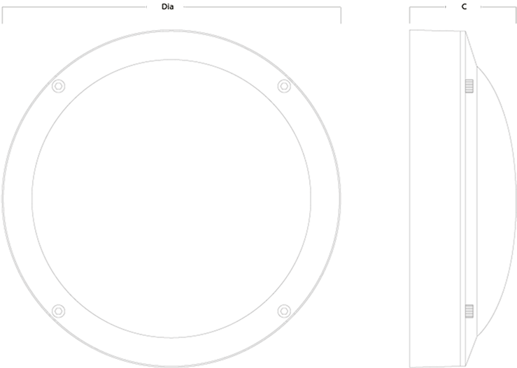 Hurricane Plain Line Drawing - Circle (876x533), Png Download