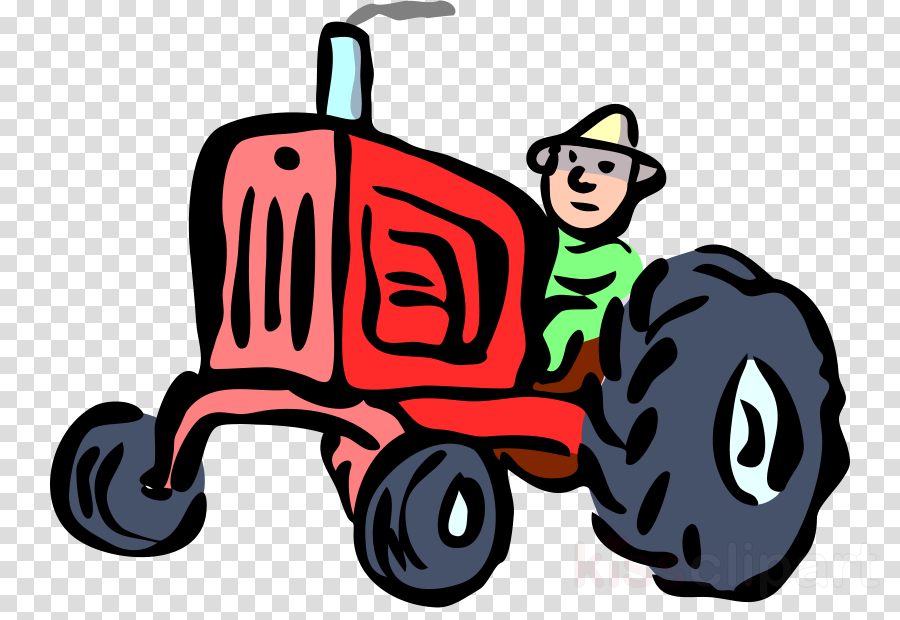Farmer Tractor Clipart John Deere Tractor Clip Art - Farmer Clipart (900x620), Png Download