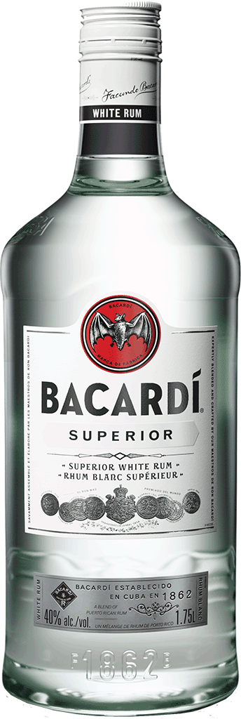 Bacardi Superior White Rum - Bacardi Carta Blanca Rum 70cl (344x1024), Png Download