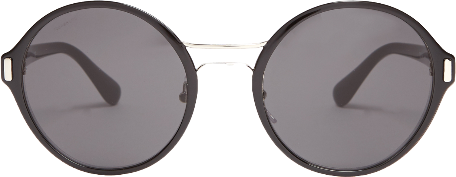 Prada Eyewear Round-frame Acetate And Metal Sunglasses - Sunglasses (1620x2160), Png Download