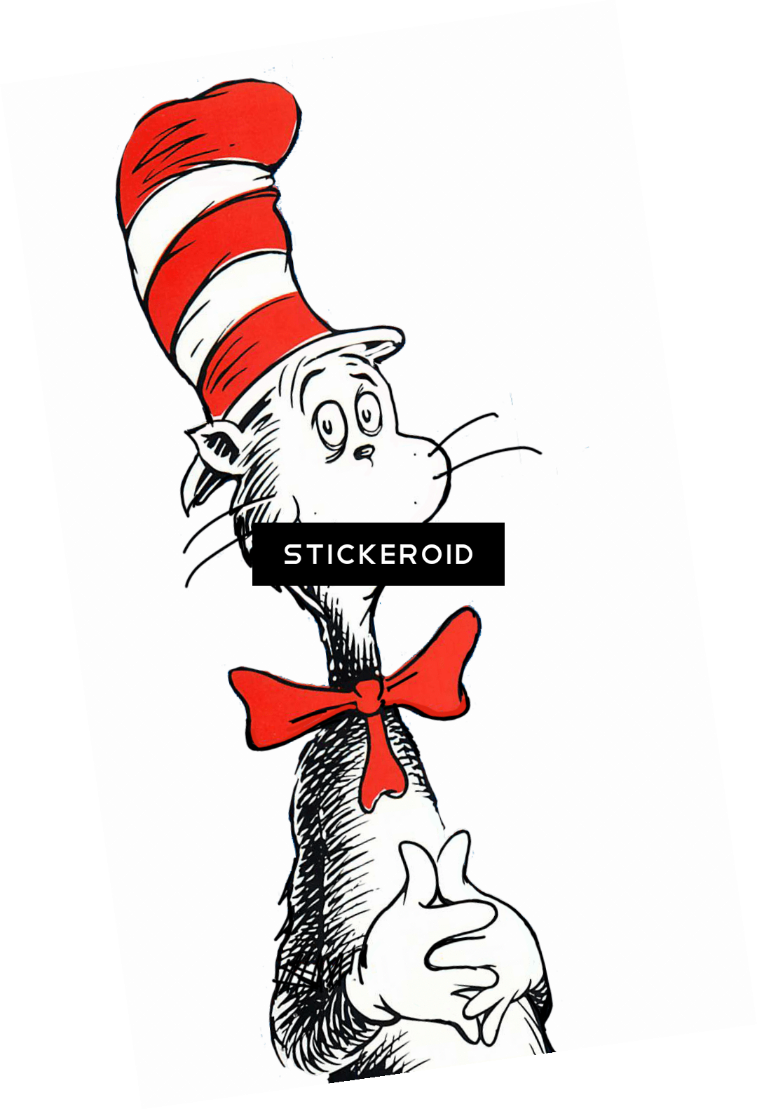 Dr Seuss Cat - Love Someone With Ms (1080x1581), Png Download