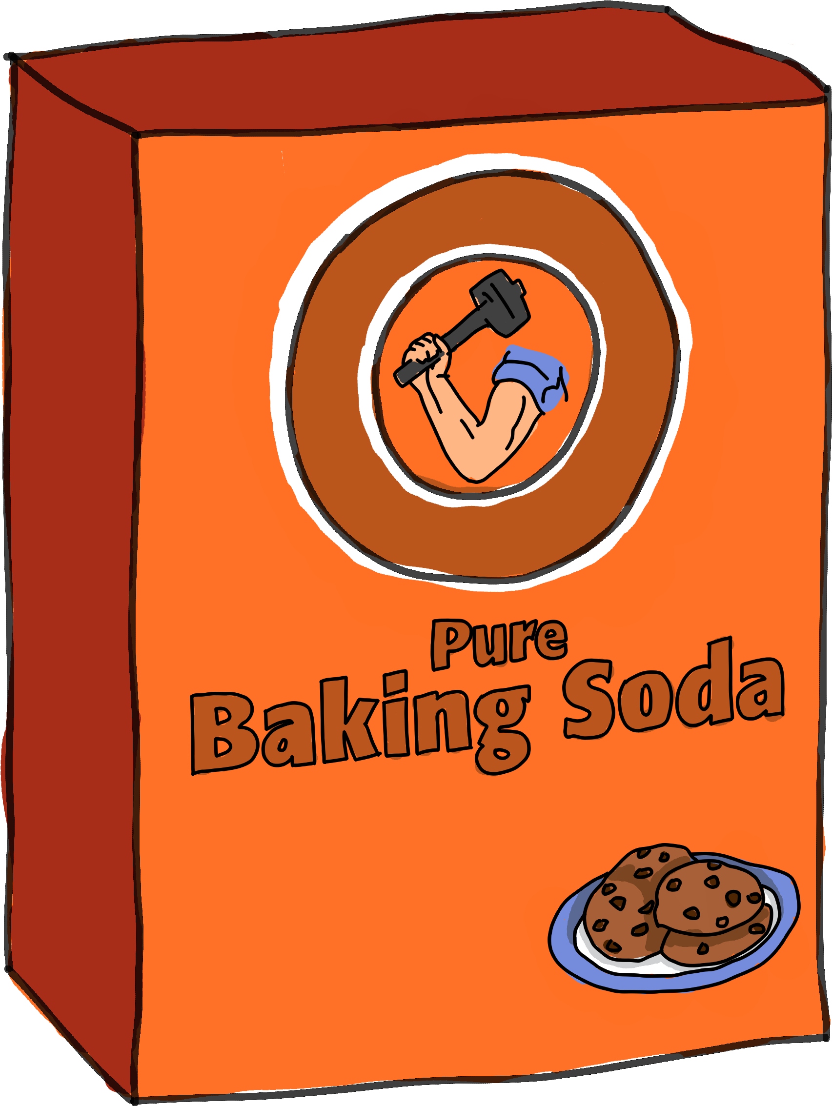 Scrubs, Whitens And Deodorizes (2400x2400), Png Download