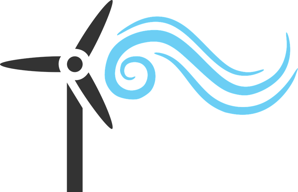 Wind Energy - Wind Turbine Clipart (960x619), Png Download