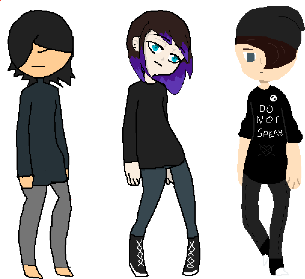 Emo Kids - Kawaii / Warrior (1020x960), Png Download