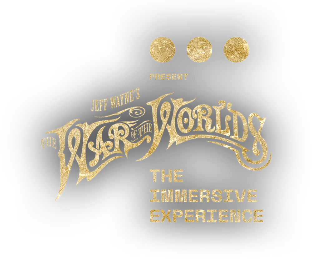 Gold Logo Drop Smaller2 - Jeff Wayne's Musical Version Of The War (1000x832), Png Download