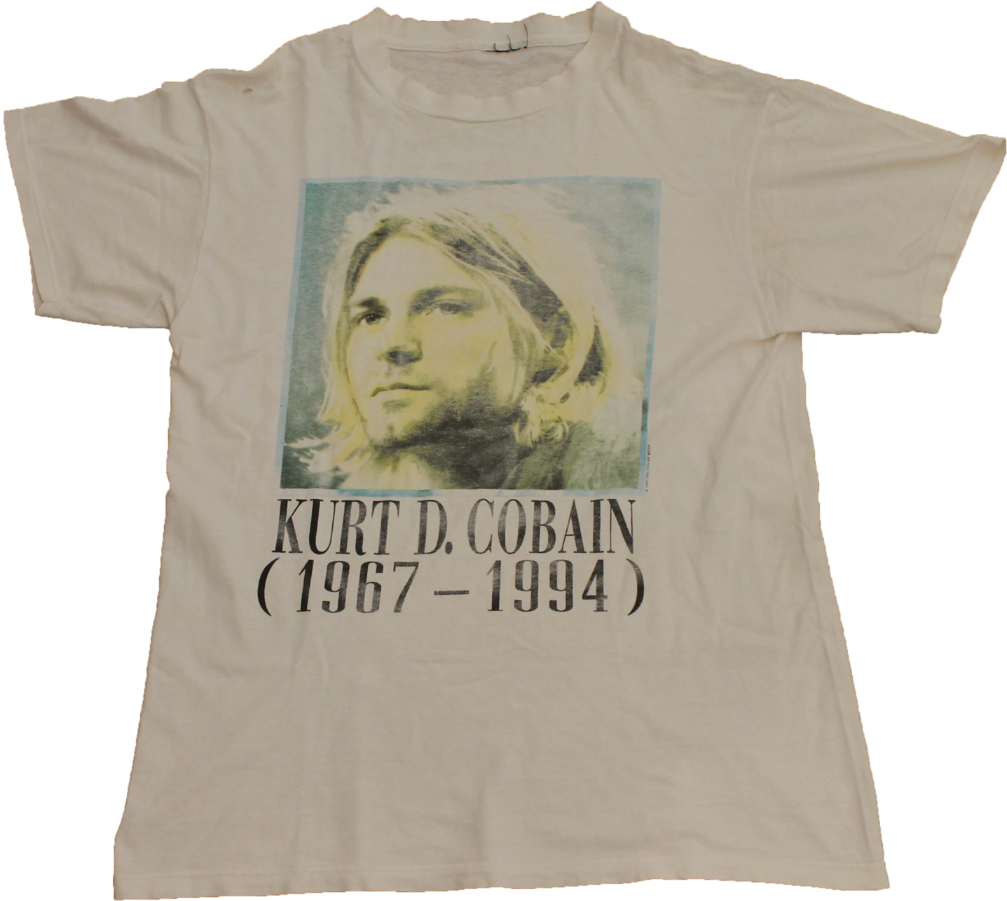 Kurt Cobain 1994 Portrait Memorial Large - 1994 (2048x2005), Png Download