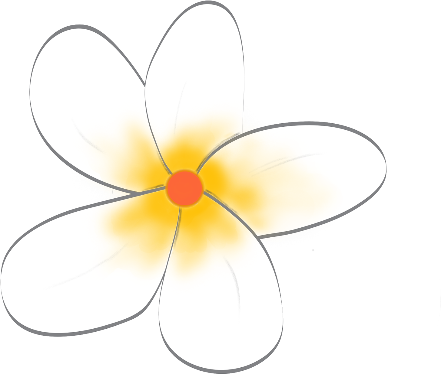 Jasmine Flower - Frangipani (1920x1371), Png Download