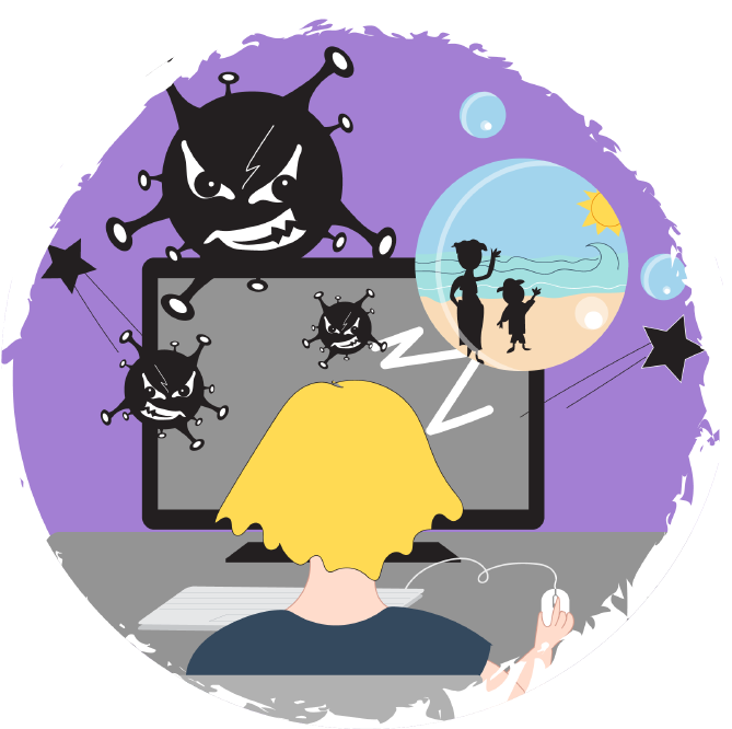 Being Safe On The Internet - Safe Internet For Kids (1000x692), Png Download