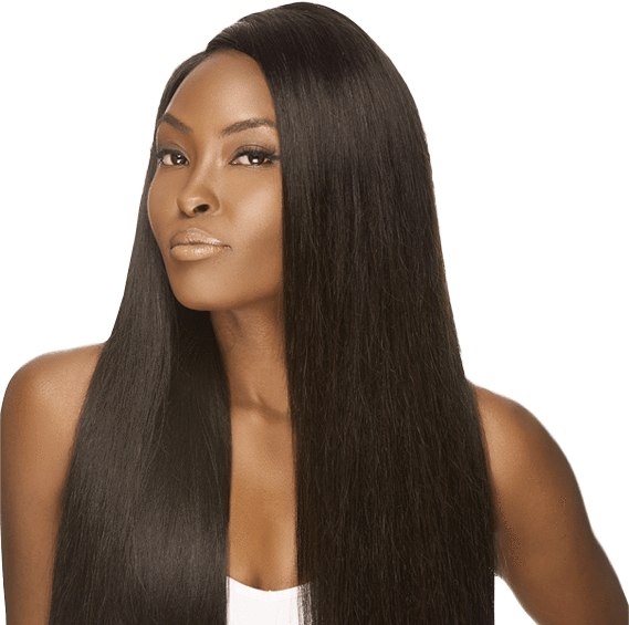 Brazilian Hair - Lace Wig (569x565), Png Download
