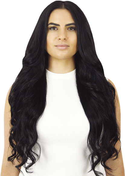 24 Inch Clip In Hair Extensions 100% Remy Hair - 24in Hair Extensions (600x600), Png Download