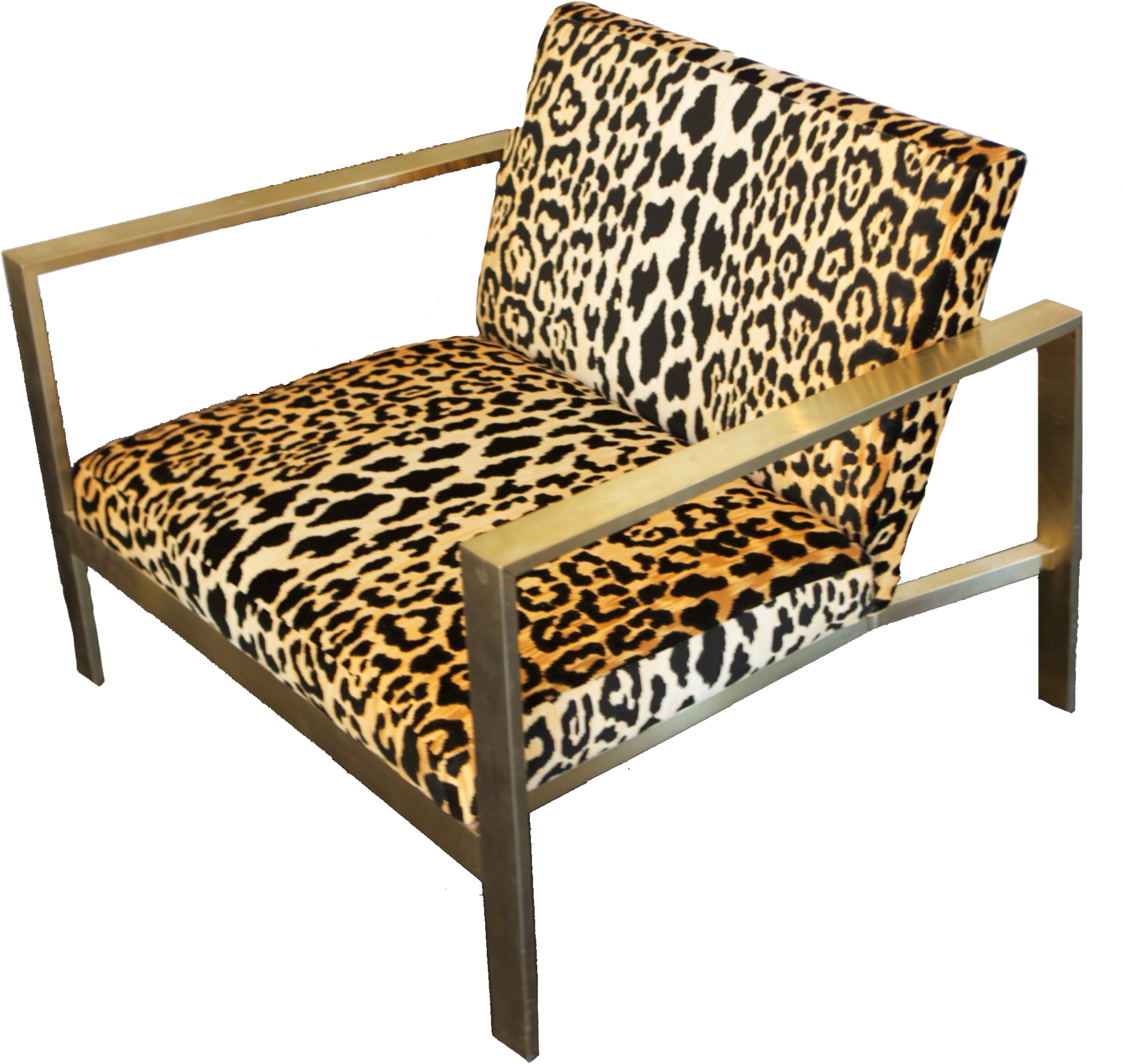 Introducing The Maurice Chair Featuring The Premium - One Kings Lane Exeter Side Chair - Leopard (2048x2009), Png Download