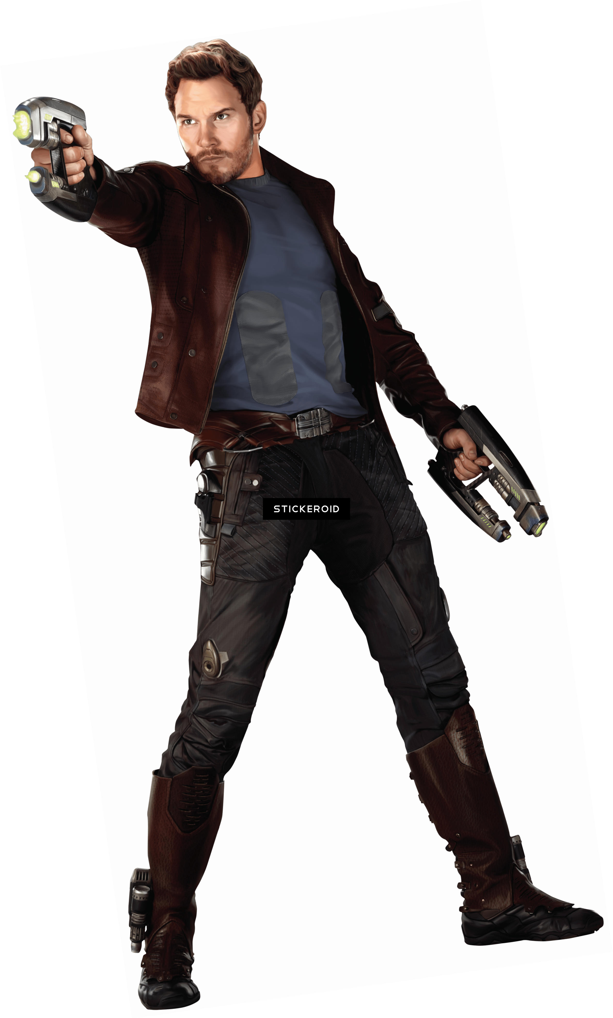 Chris Pratt - Guardians Of The Galaxy Peter Quill Star-lord Cosplay (2530x4197), Png Download