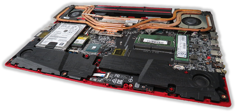 Giant Speakers - Msi Gp63 Leopard (850x647), Png Download