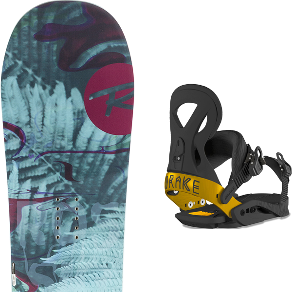 Rossignol Meraki 2019 Drake Jade Wm's Black - Snowboard (600x600), Png Download