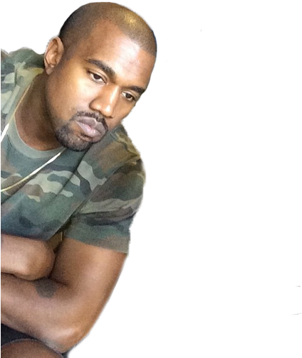 Use This Image Overlay To Make Your Own And Post In - Kanye West Selfie (549x568), Png Download