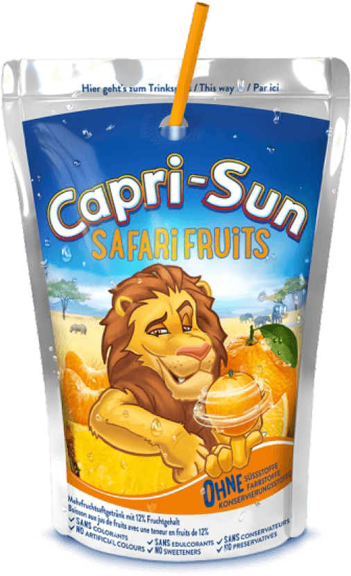 Capri-sun Safari Fruits - Capri-sonne Orange 200 Ml (1273x1262), Png Download